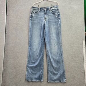 Judy Blue Women Jeans 11/30 Light Blue Denim JB82407MD Straight Fit Cotton